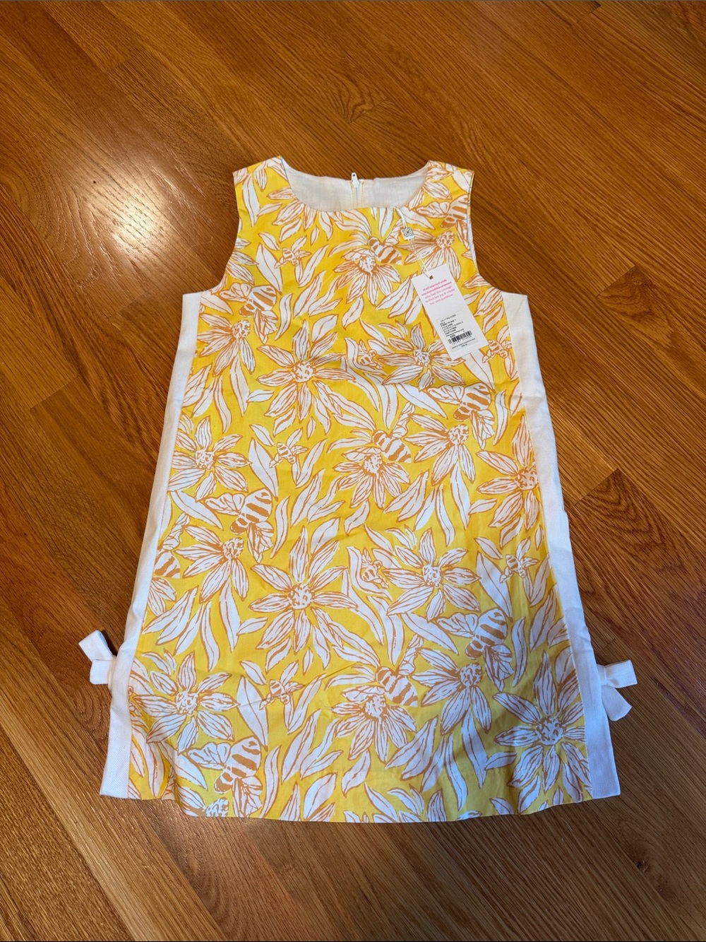 Lilly Pulitzer Yellow & White Floral Shift Dress
